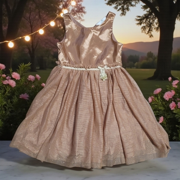H&M Other - H&M Kids Dress in Shimmering Gold